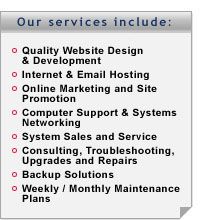 Our services include: